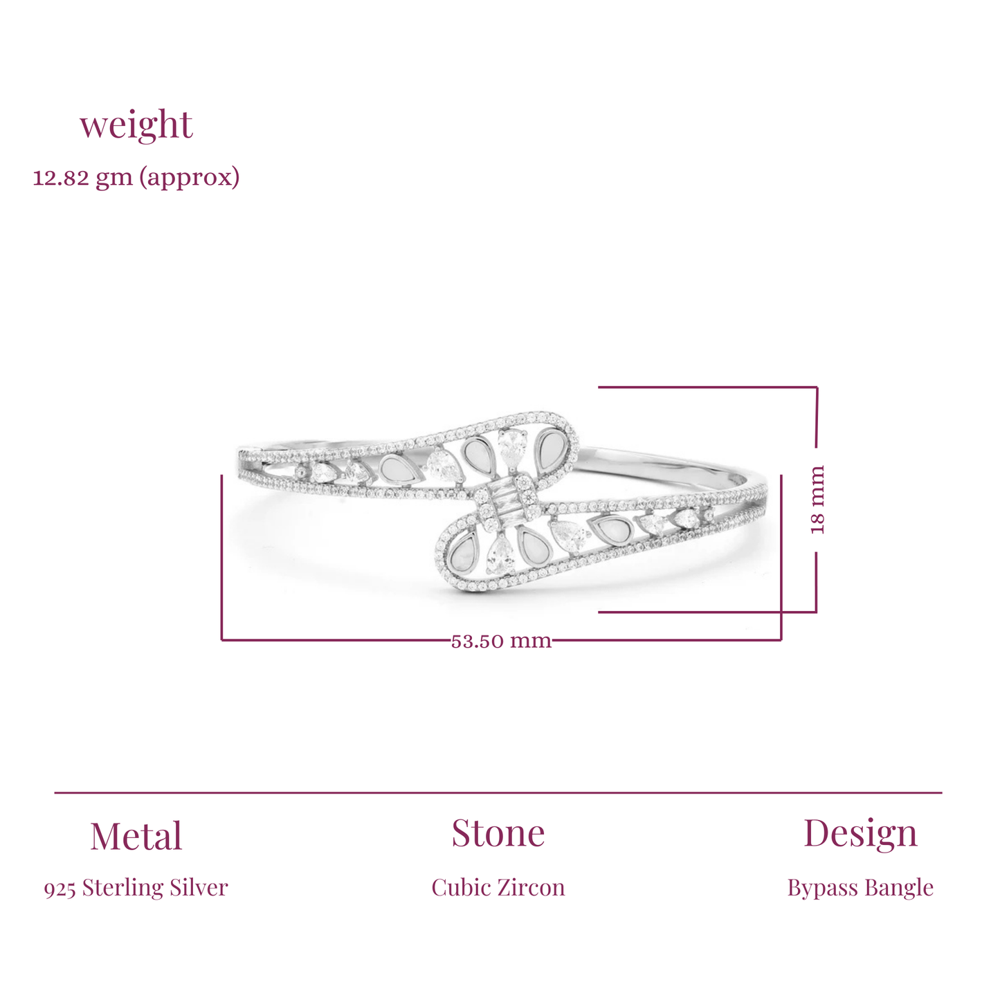 Bypass Silver Bangle