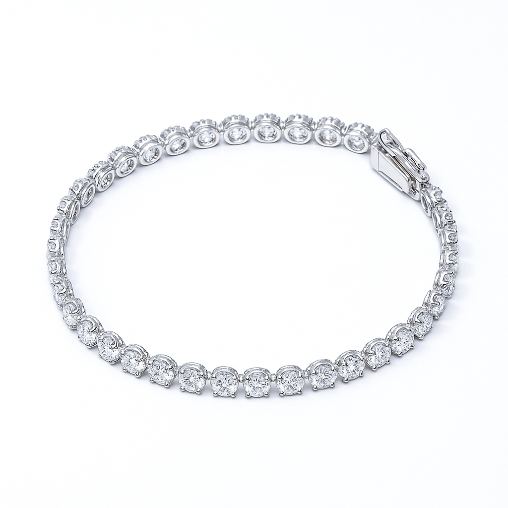 Crown Sparkle Tennis Bracelet