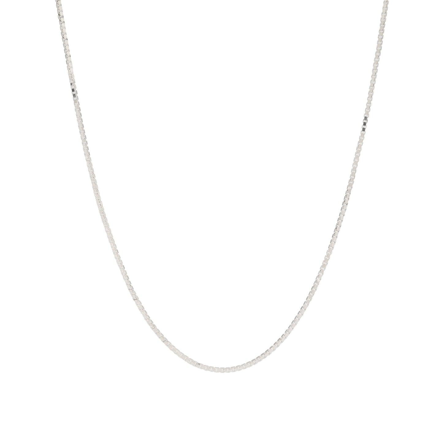 925 Sterling Silver Box Chain necklace