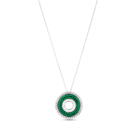 Circle of Love Silver Necklace