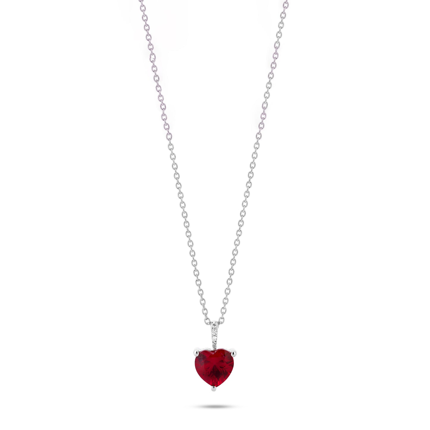 Heart Necklace Pendant 925 Sterling Silver