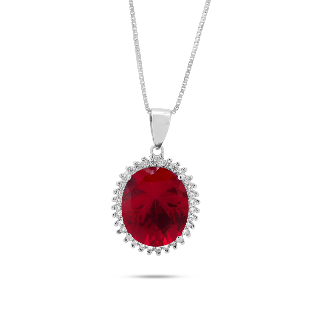 Diana Inspired Halo Pendant
