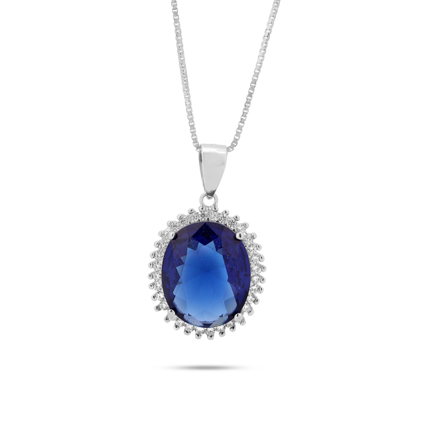 Diana Inspired Halo Pendant