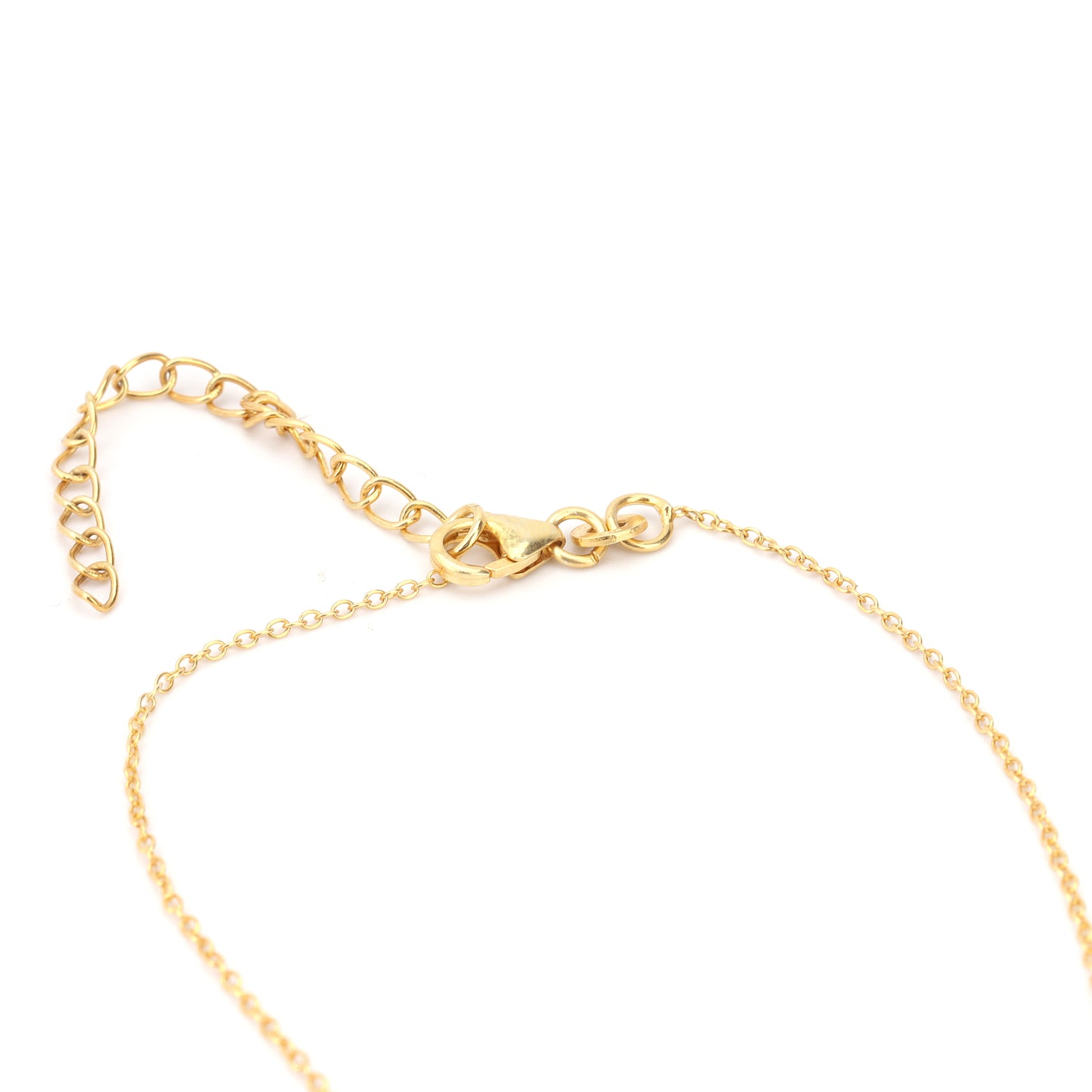 Adjustable Chain Bracelet with Star and Moon Charms 6.5+2" Inch Chain