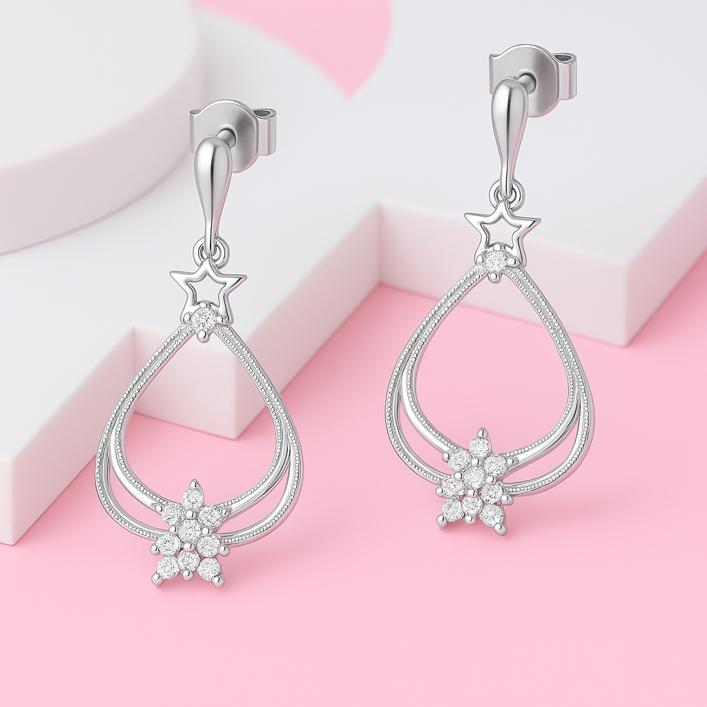Twinkle Teardrop Earrings