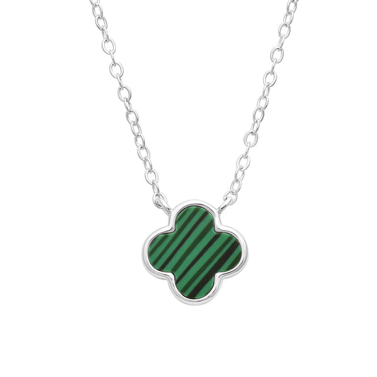 Designer Inspired Clover Necklace 18"+ 2"inch