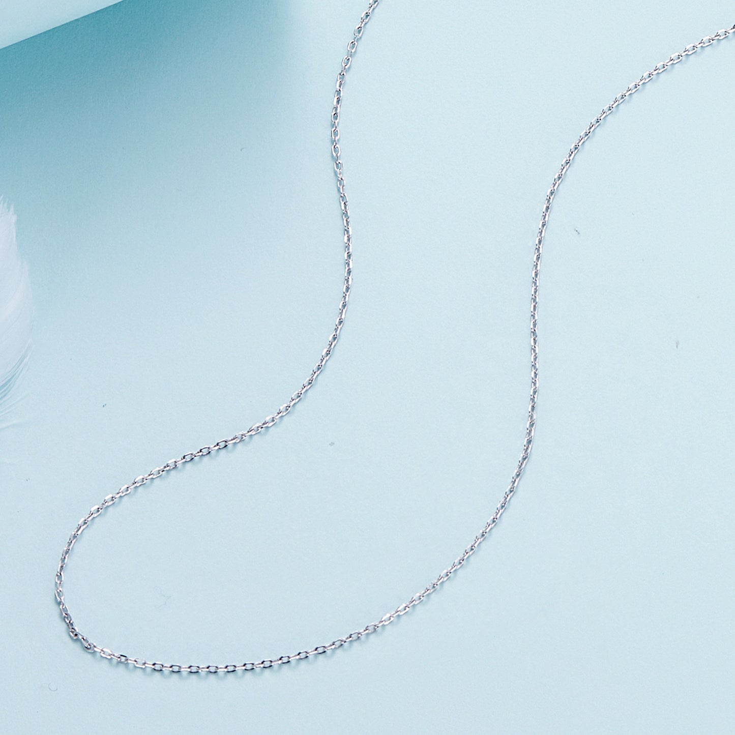 Sterling Silver Cable Chain 18+3" Inch