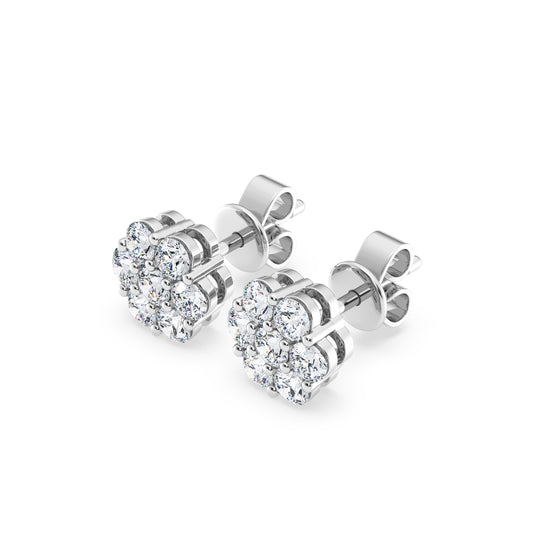 Flower Cubic Zircon Earring