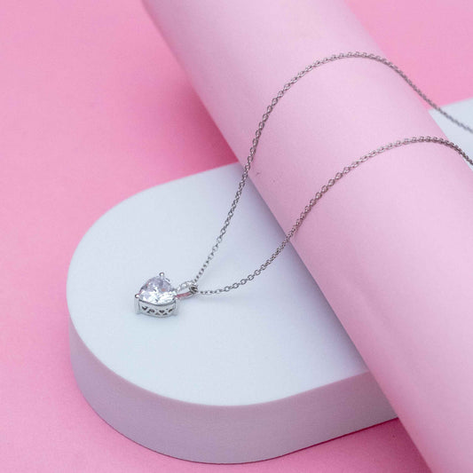 Heart Necklace Pendant 925 Sterling Silver