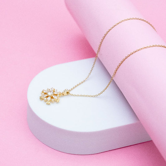 Snowflake Pendant 925 Sterling Silver