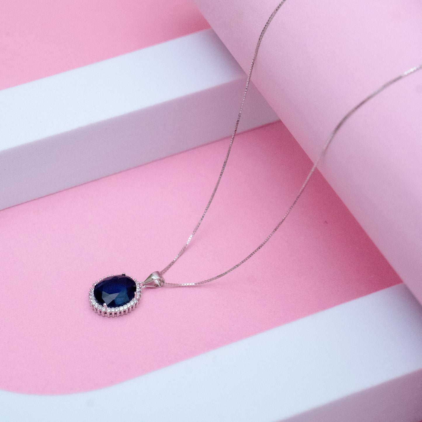 Diana Inspired Halo Pendant