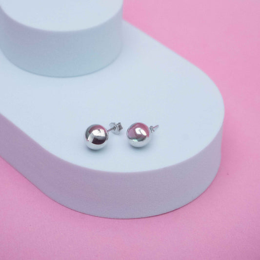 Round Ball Earrings 6 mm