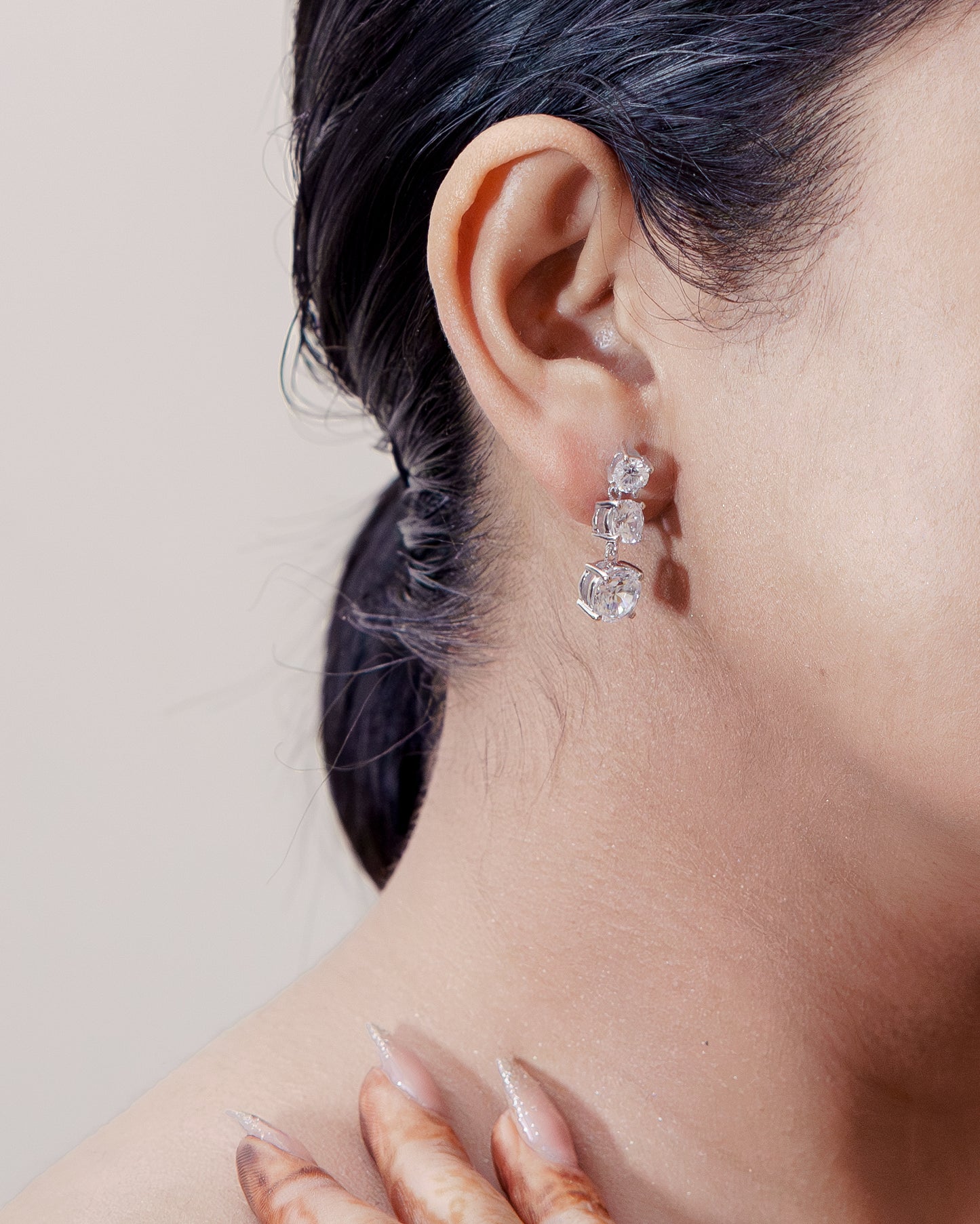Eternal Sparkle Drops Earrings