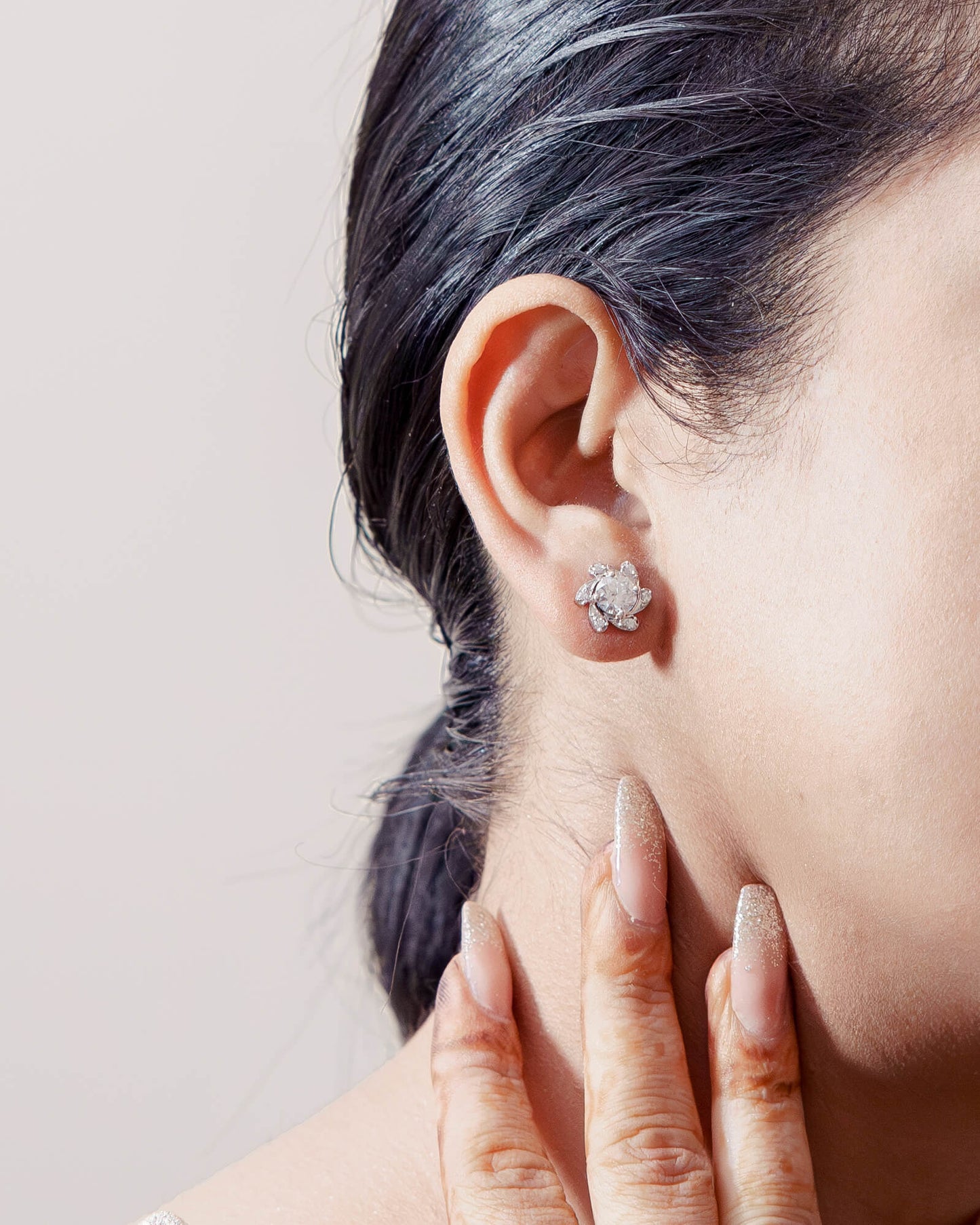 Platinum-Plated Classic Earrings