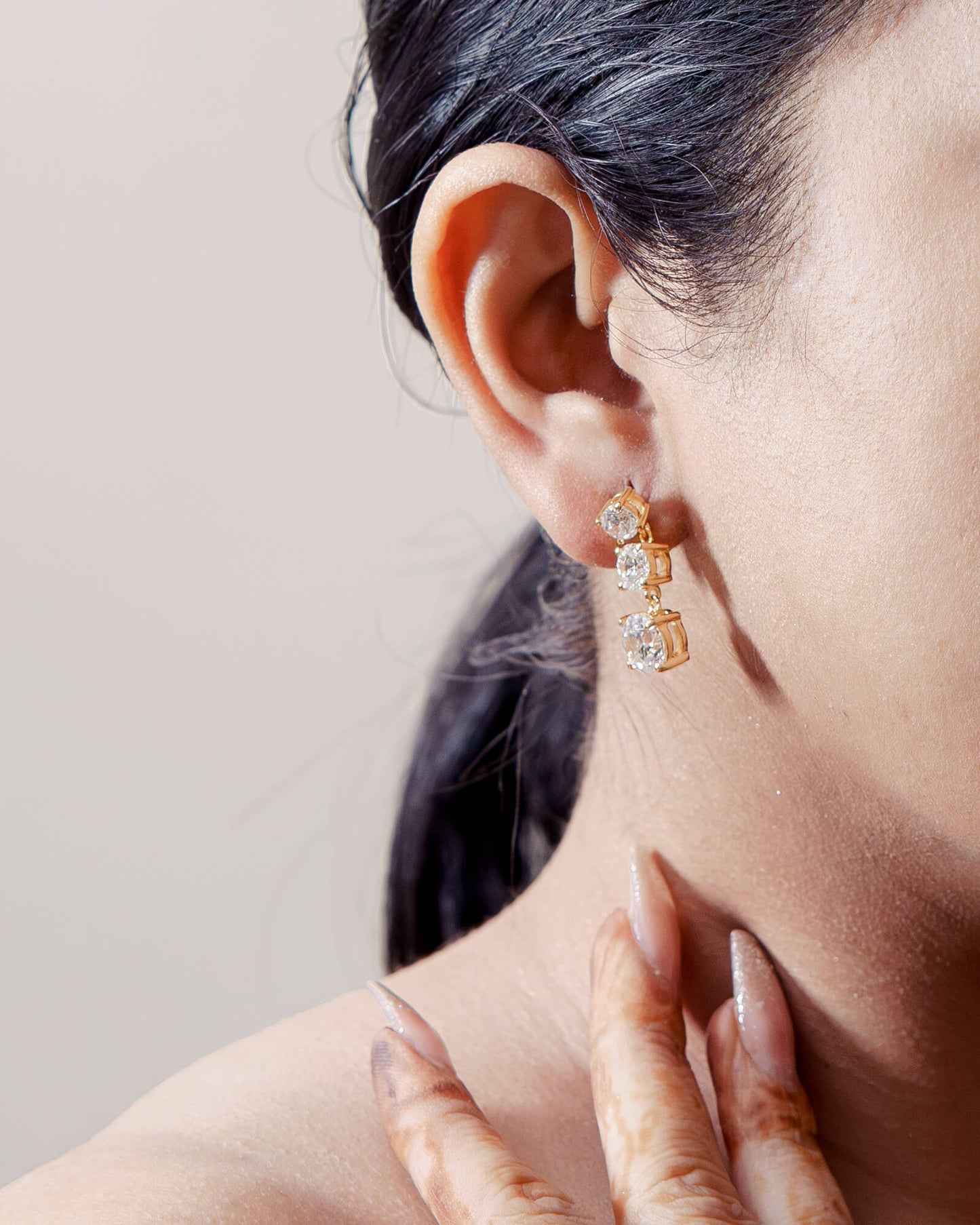 Eternal Sparkle Drops Earrings