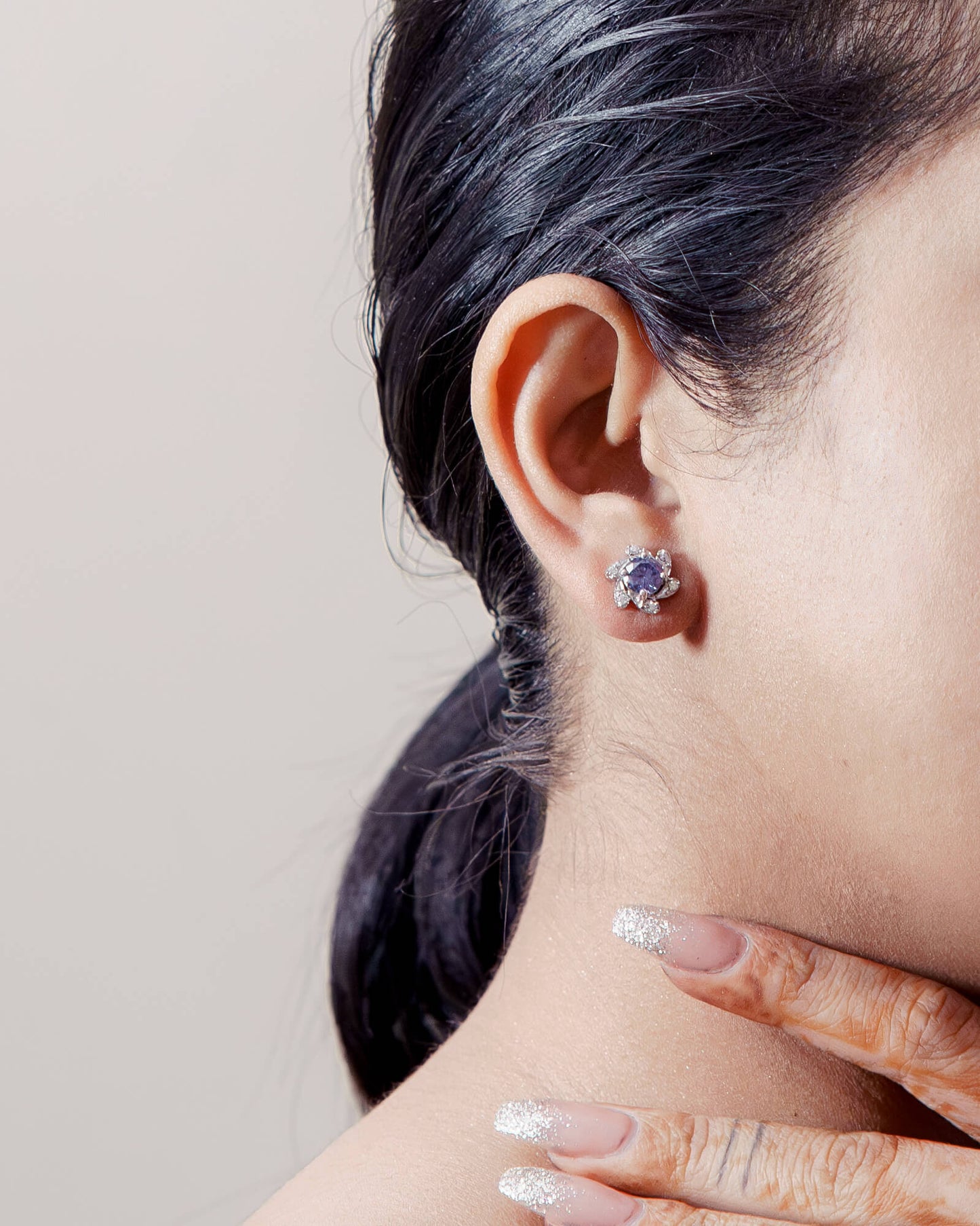 Platinum-Plated Classic Earrings