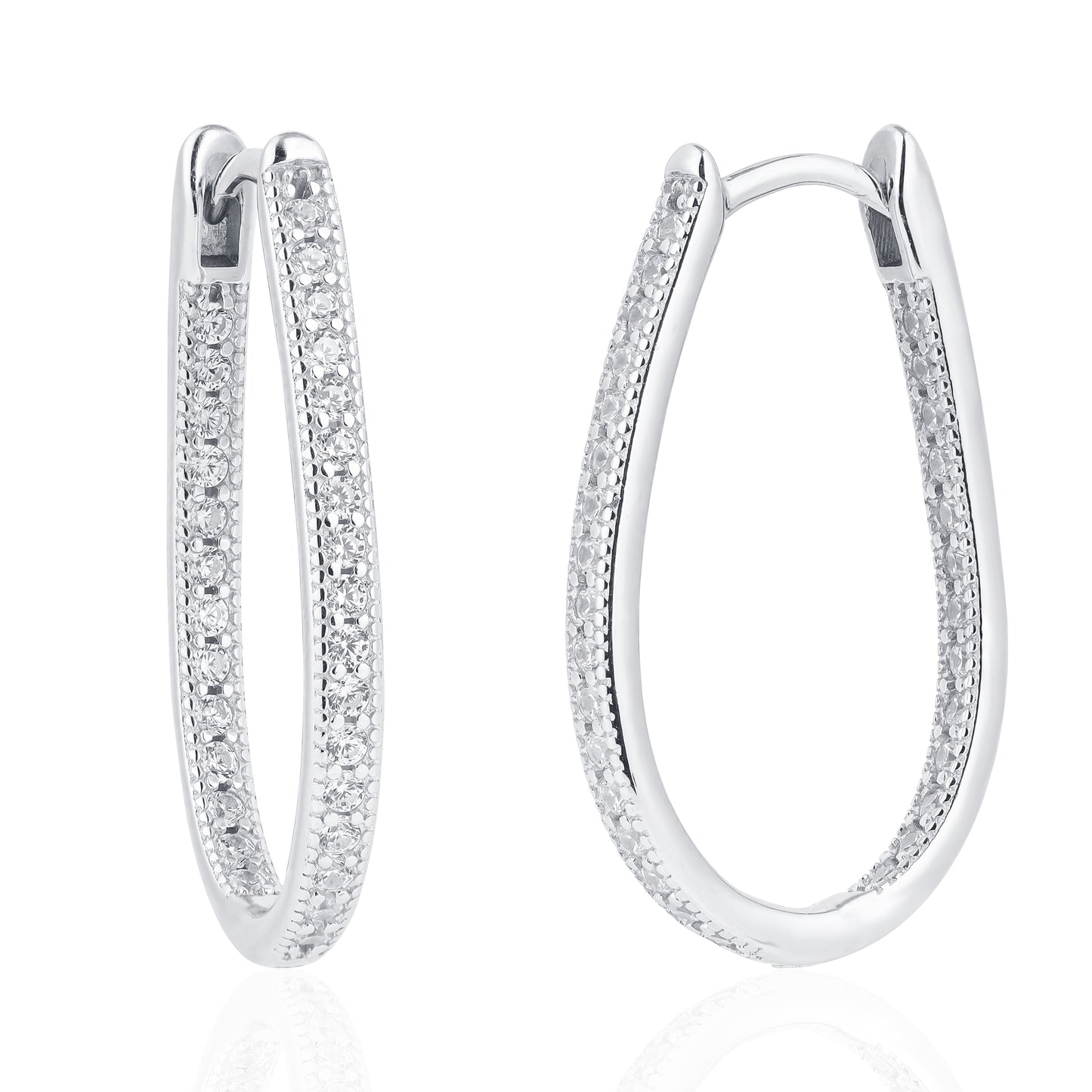 Silver Hugging Earring