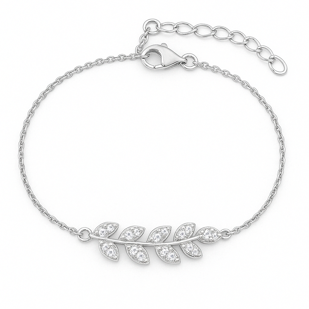 Dewdrop Leaf Bracelet