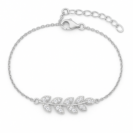 Dewdrop Leaf Bracelet