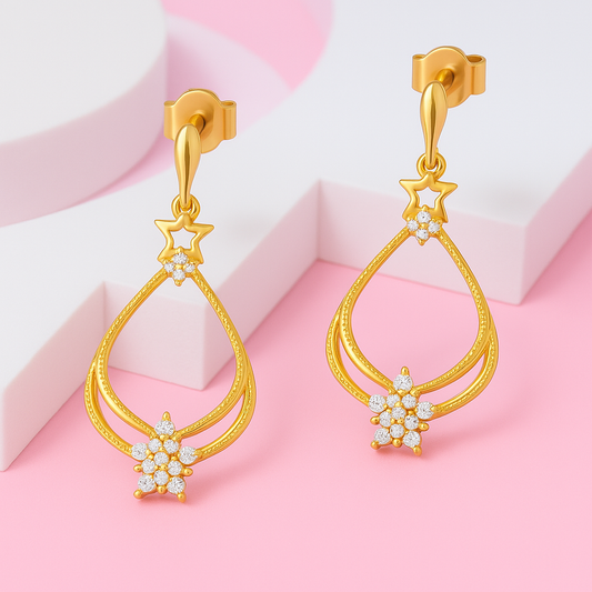 Twinkle Teardrop Earrings