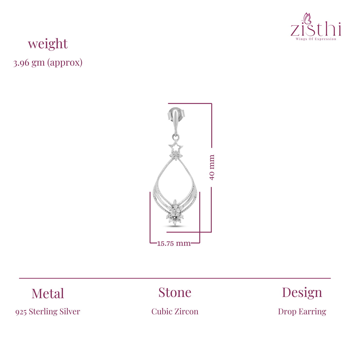 Twinkle Teardrop Earrings