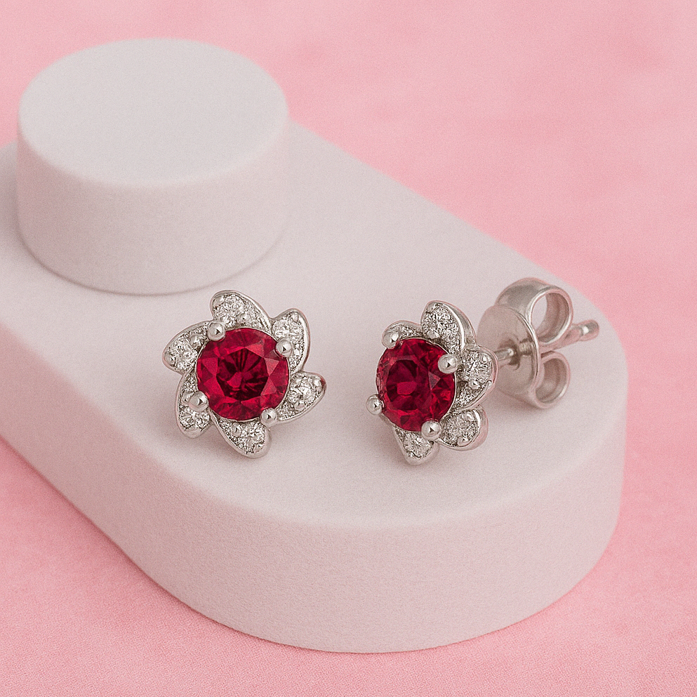 Platinum-Plated Classic Earrings