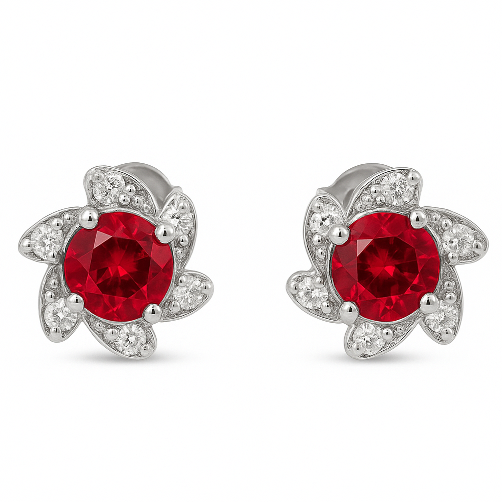 Platinum-Plated Classic Earrings