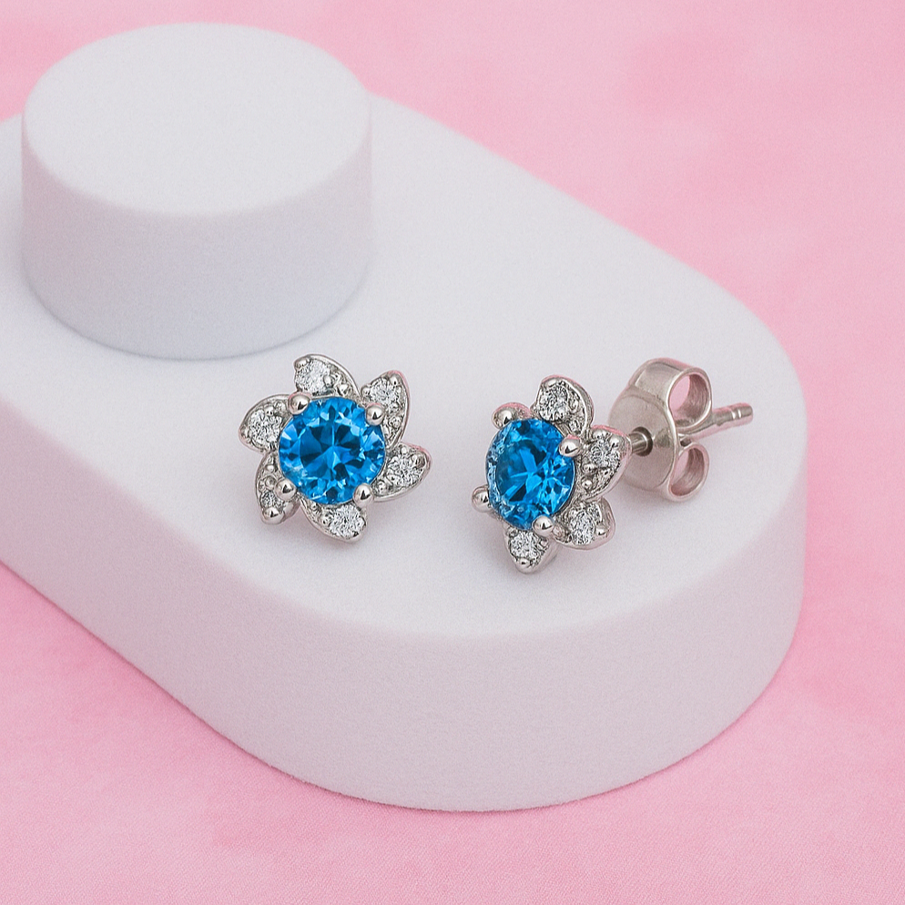 Platinum-Plated Classic Earrings