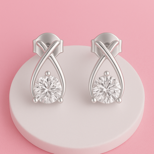 Classic Single Stone Earrings