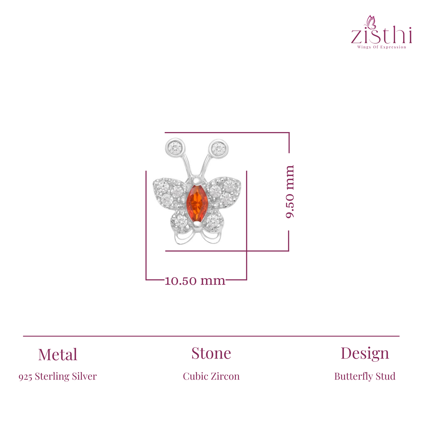Butterfly Sparkle Earrings
