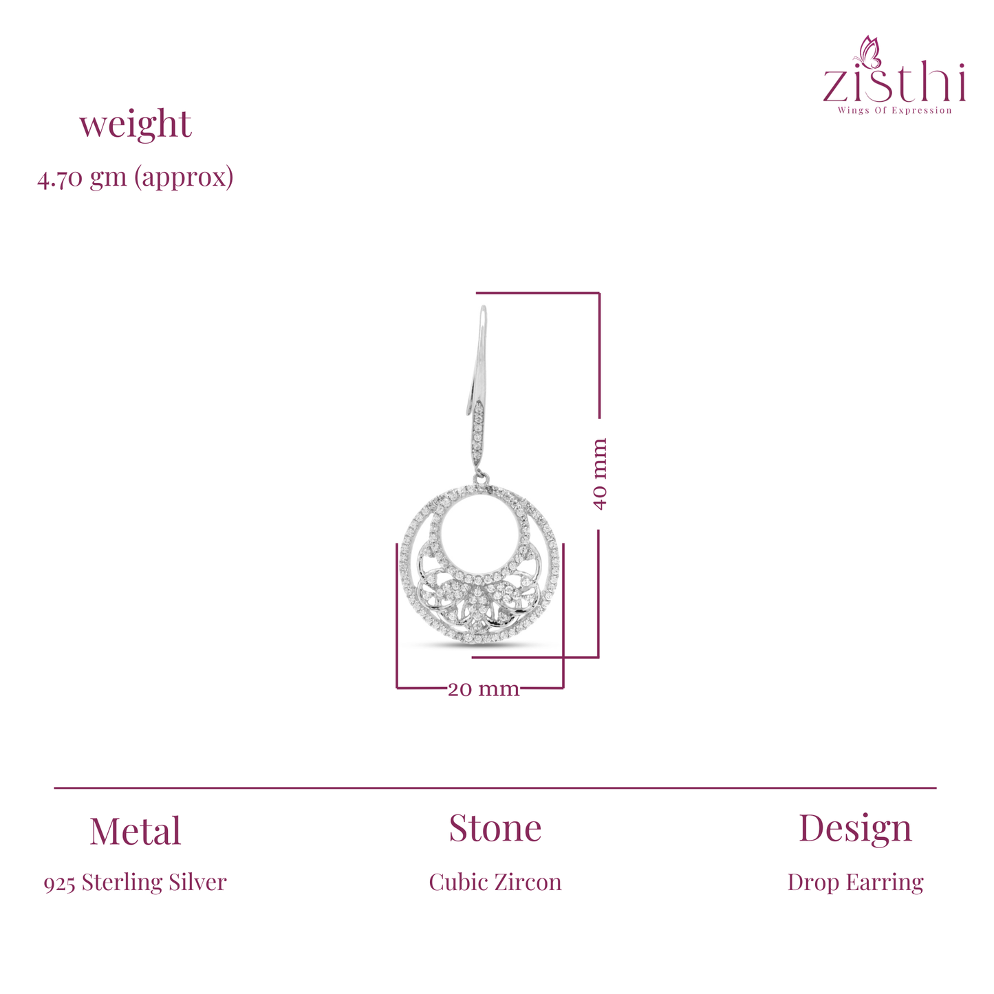 Moonlight Crescent Earrings