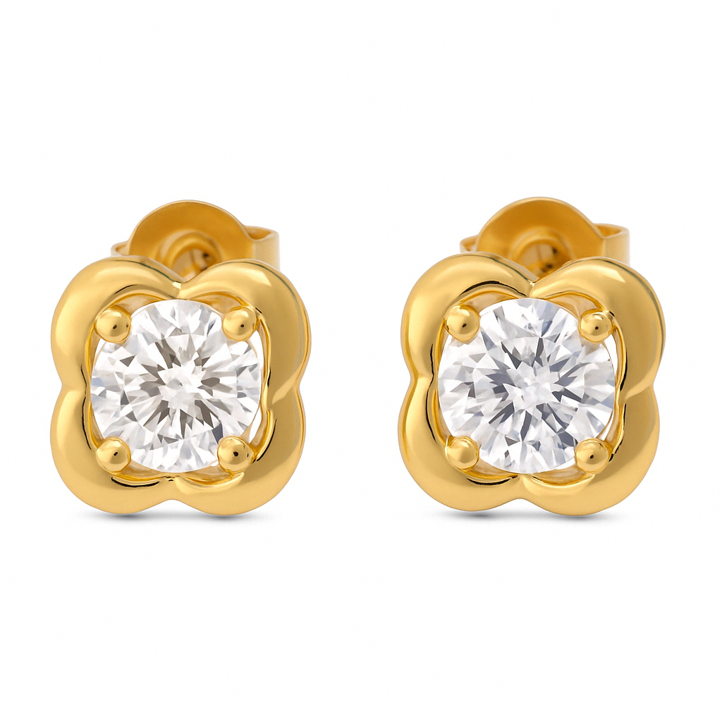 Zircon Mini Studs Earrings 925 Sterling Silver