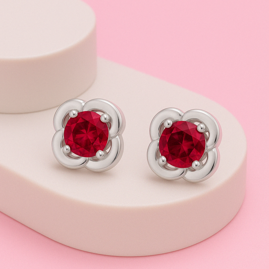 Zircon Mini Studs Earrings 925 Sterling Silver