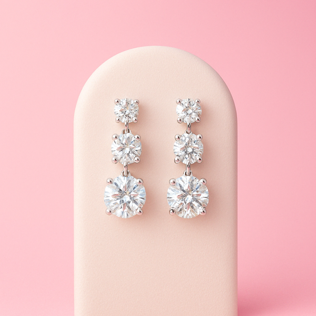 Eternal Sparkle Drops Earrings