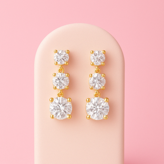 Eternal Sparkle Drops Earrings
