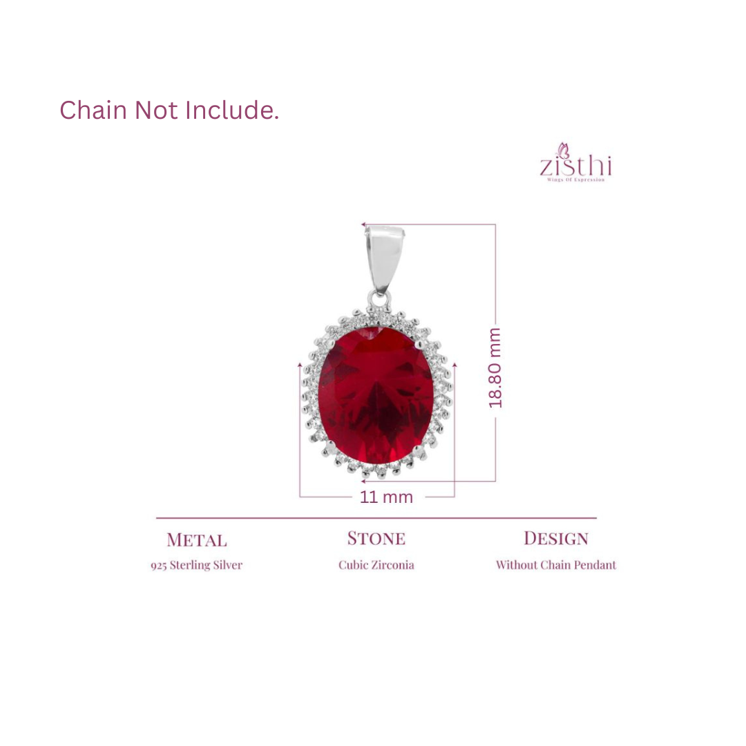 Diana Inspired Halo Pendant