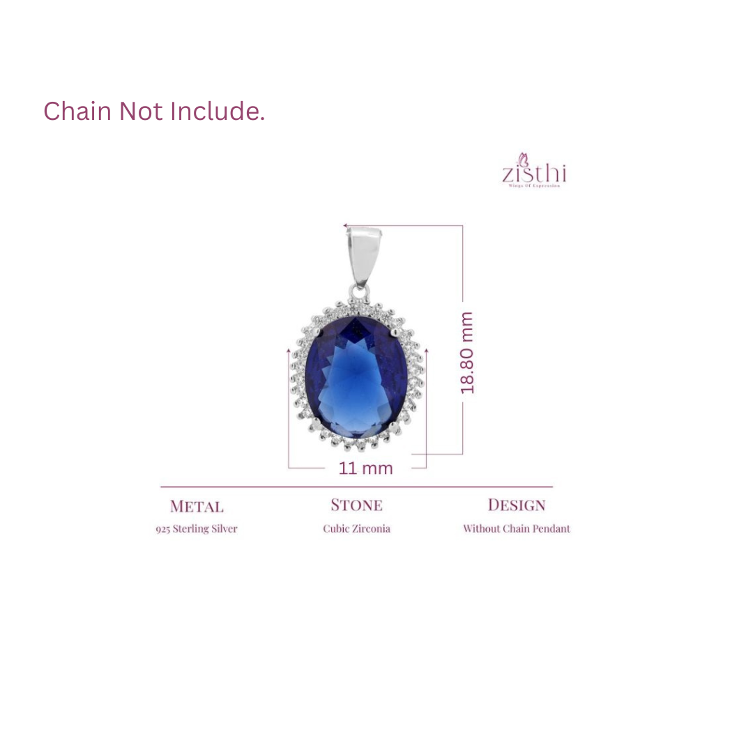 Diana Inspired Halo Pendant