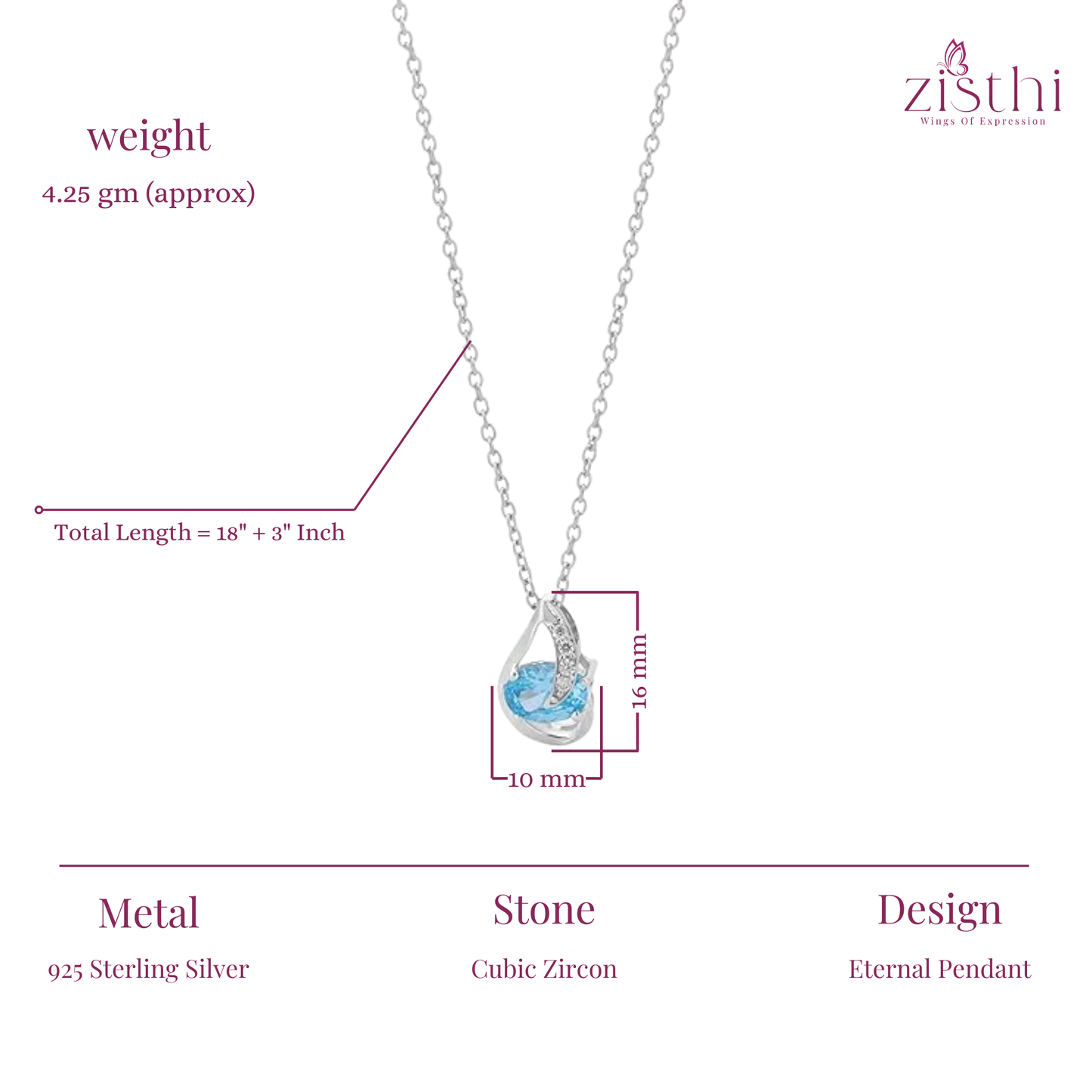 Eternal Spark Pendant & Necklace