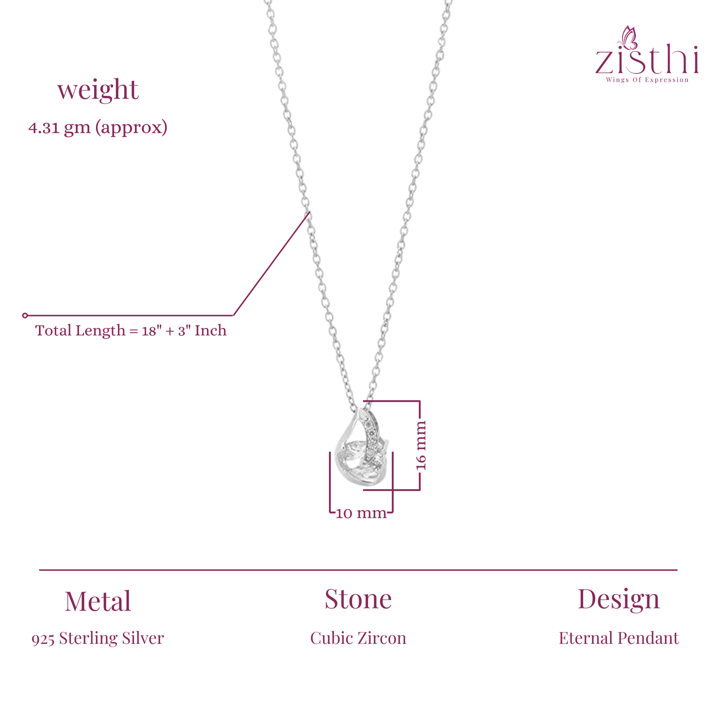 Eternal Spark Pendant & Necklace