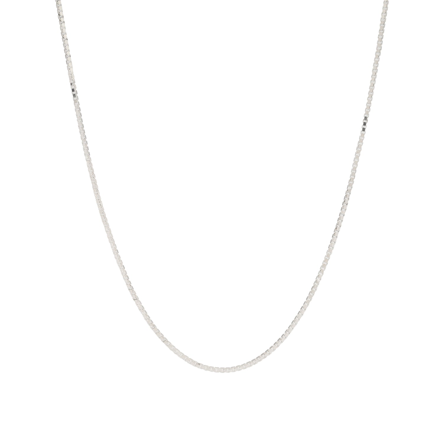 925 Sterling Silver Box Chain necklace