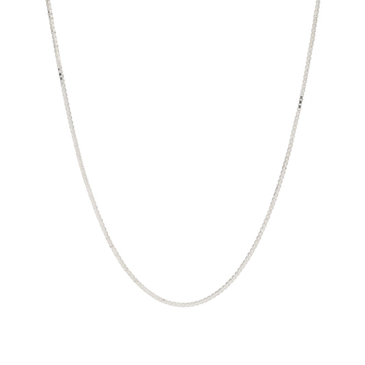925 Sterling Silver Box Chain necklace