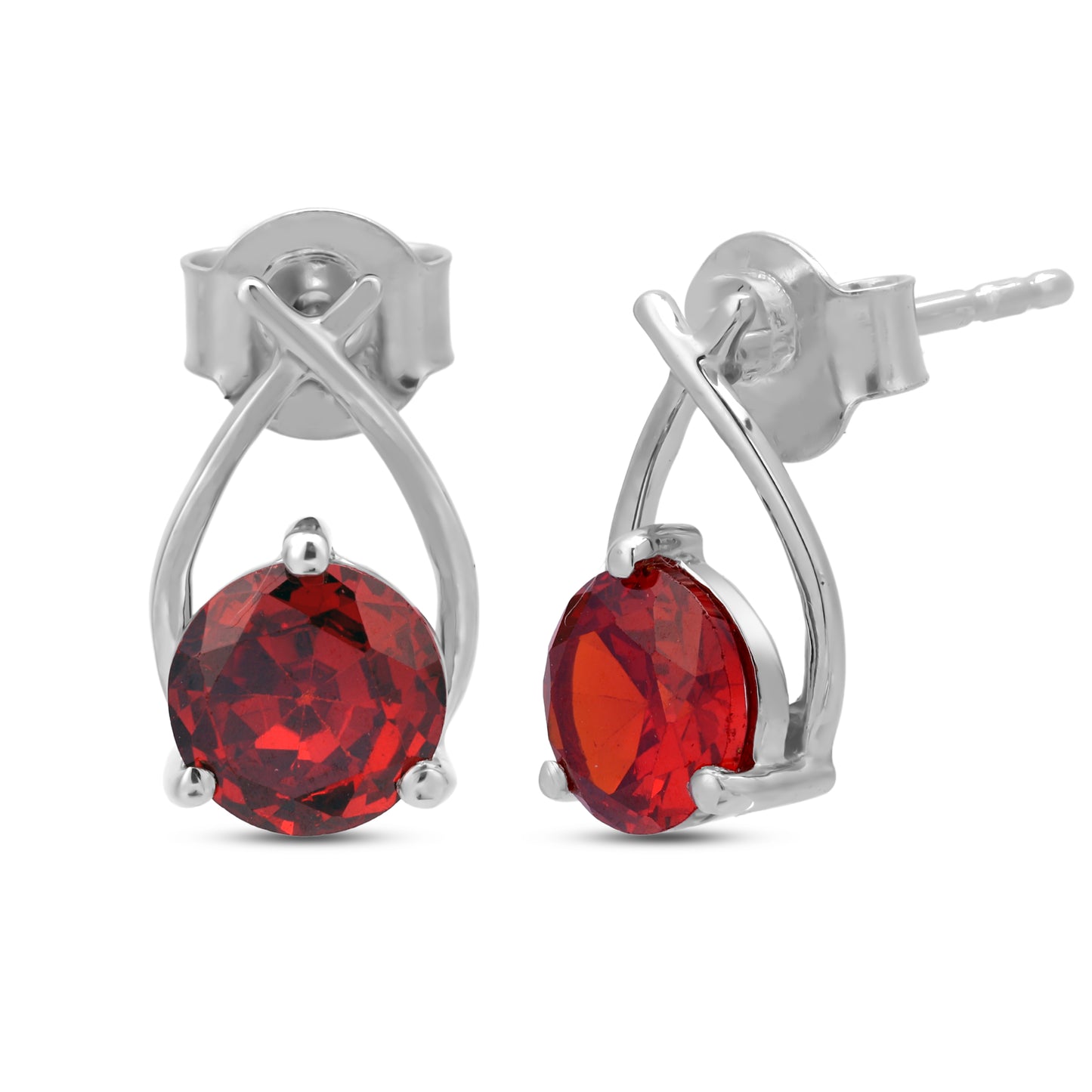 Classic Single Stone Earrings