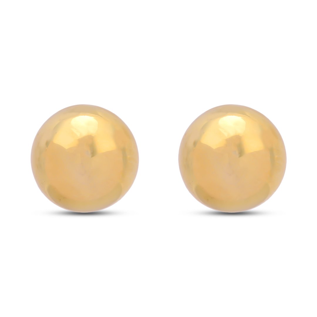 Round Ball Earrings 6 mm