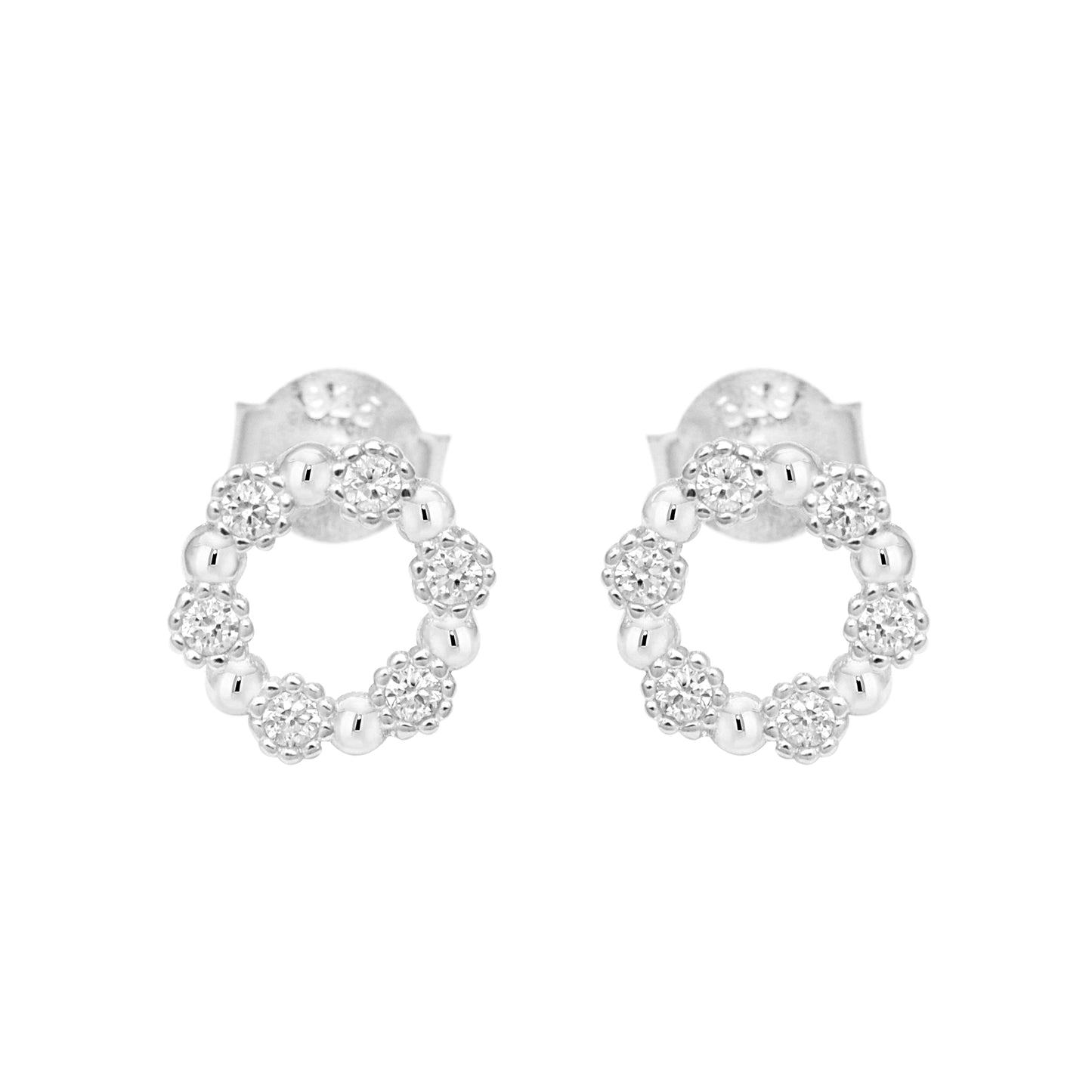 Circle of Life Cubic Zircon Earring