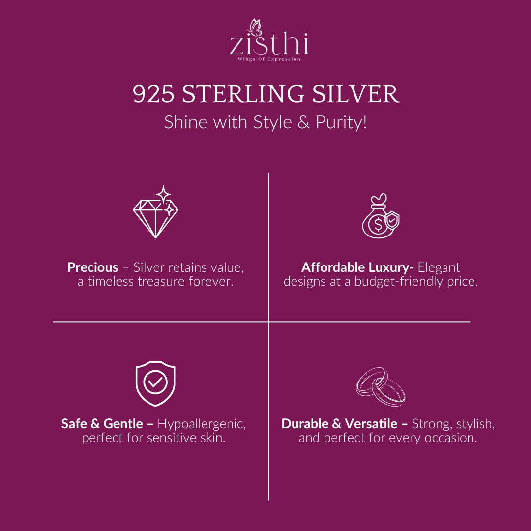 White Simulated Diamond Stud Earrings In  925 Sterling Silver
