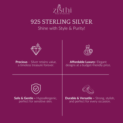 White Simulated Diamond Stud Earrings In  925 Sterling Silver