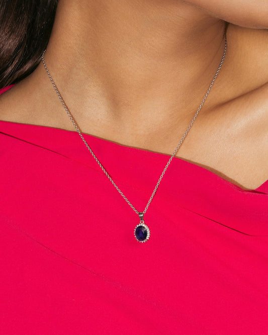 Diana Inspired Halo Pendant