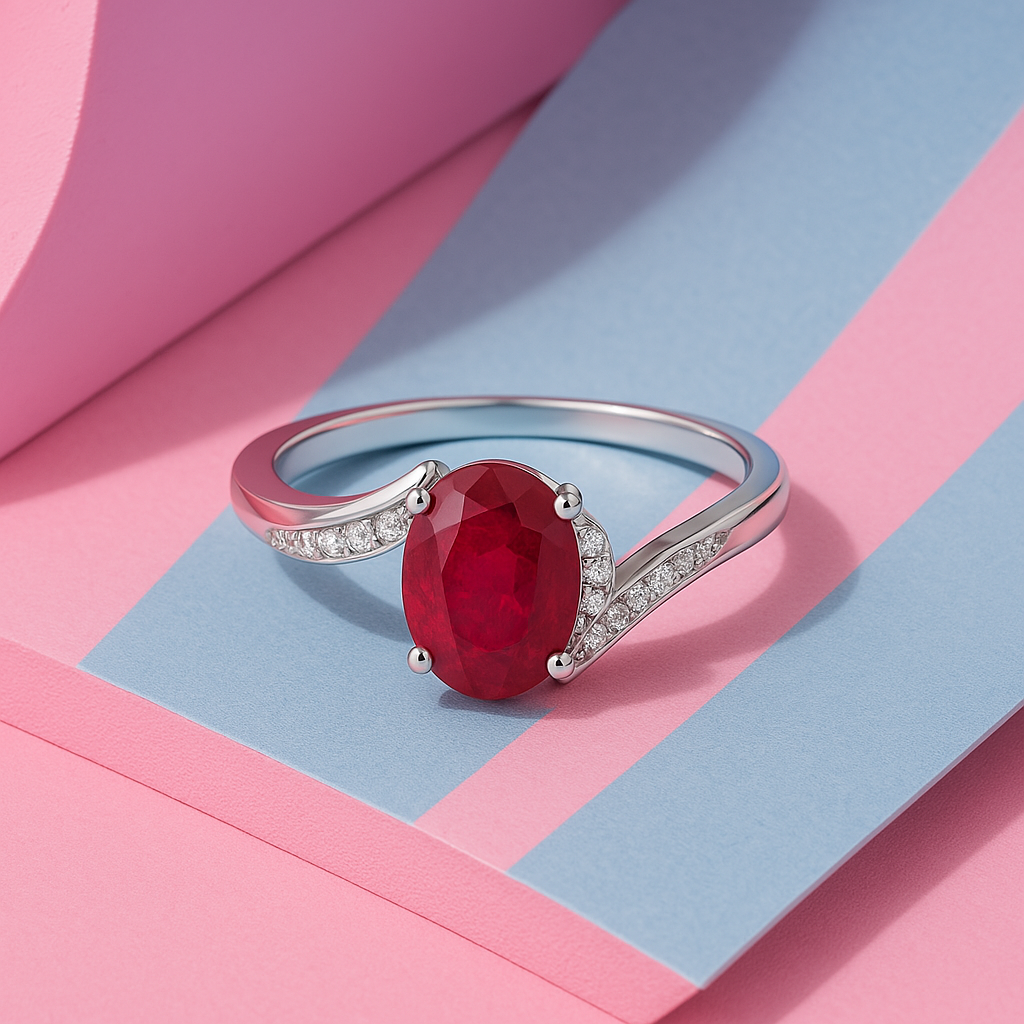 Natural Ruby 2.00ct Promise Ring