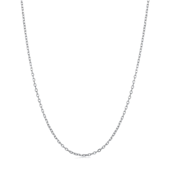 Sterling Silver Cable Chain 18+3