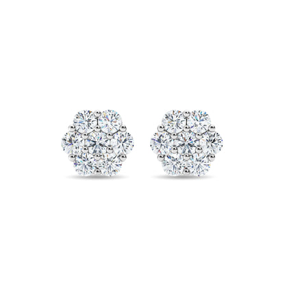 Flower Cubic Zircon Earring